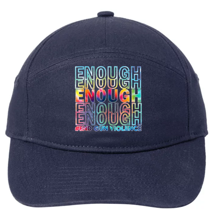 Enough End Gun Violence Awareness Day Wear Orange 7-Panel Snapback Hat