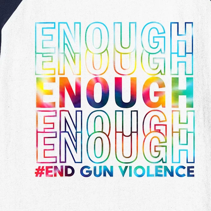 Enough End Gun Violence Awareness Day Wear Orange Baseball Sleeve Shirt