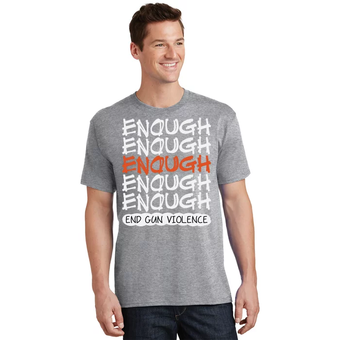 Enough End Gun Violence Orange Shirt Day T-Shirt