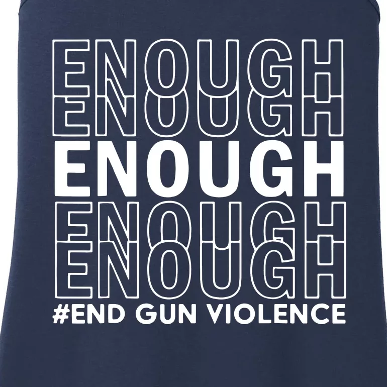 Enough End Gun Violence Awareness Day Wear Orange No To Violence Ladies Essential Tank