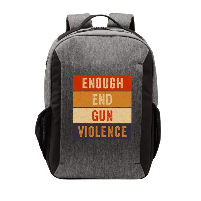 Enough End Gun Violence Awareness Day Wear Orange Vector Backpack