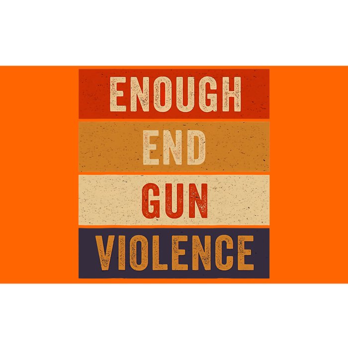 Enough End Gun Violence Awareness Day Wear Orange Bumper Sticker