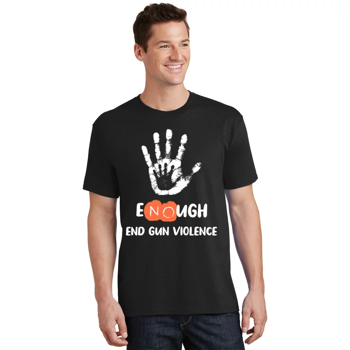 Enough End Gun Violence No Gun Anti Violence No Gun T-Shirt