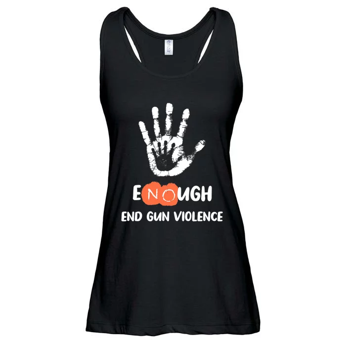 Enough End Gun Violence No Gun Anti Violence No Gun Ladies Essential Flowy Tank