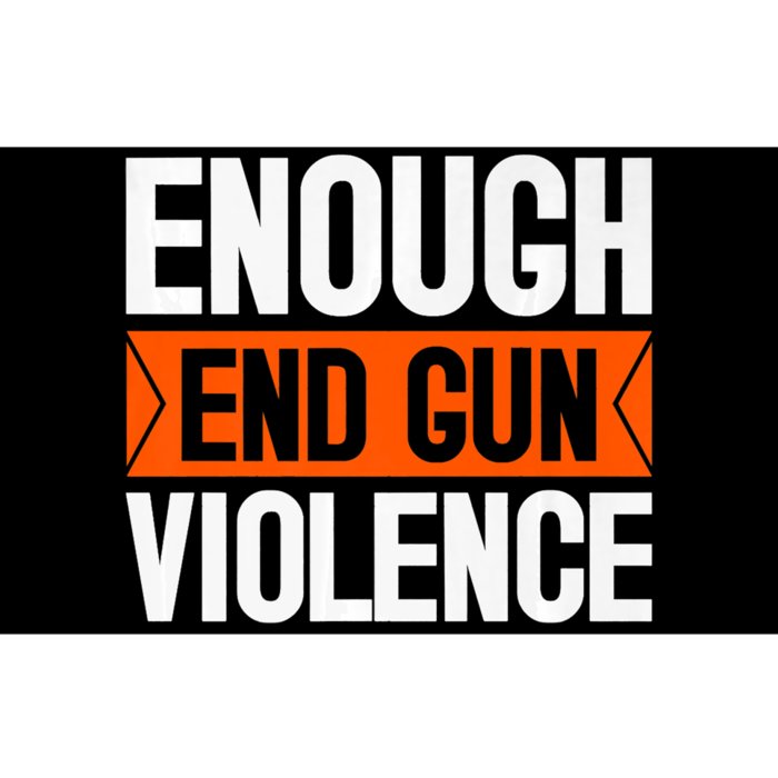 Enough End Gun Violence Wear Orange Anti Violence Bumper Sticker