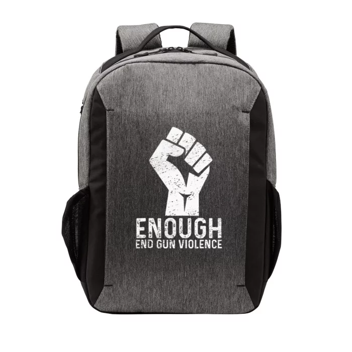 Enough End Gun Violence No Gun Awareness Day Wear Orange Vector Backpack