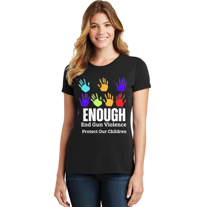 Enough End Gun Violence Protect Our Children Wear Orange Women's T-Shirt