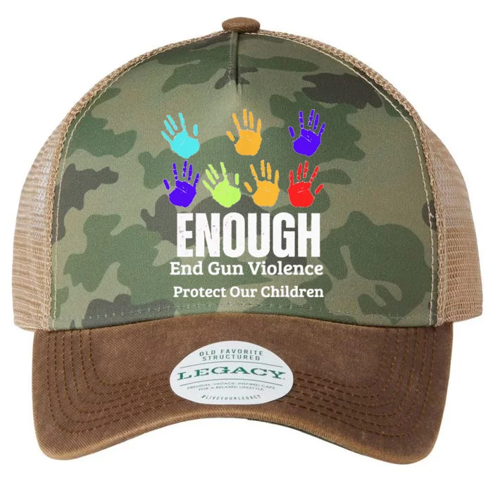 Enough End Gun Violence Protect Our Children Wear Orange Legacy Tie Dye Trucker Hat