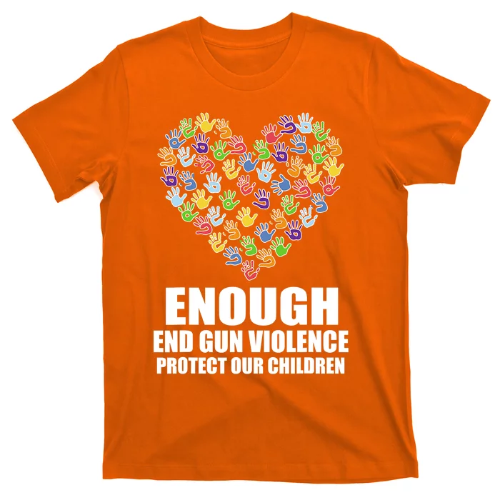 Enough End Gun Violence Protect Our Children In June We Wear Orange T-Shirt