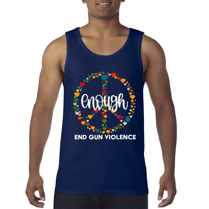 Enough End Gun Violence Awareness Day Wear Orange Tank Top