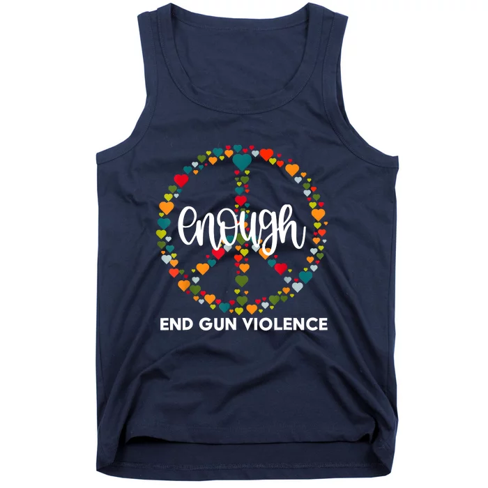 Enough End Gun Violence Awareness Day Wear Orange Tank Top