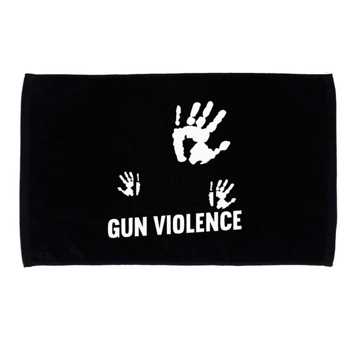 Enough End Gun Violence Awareness Day In June Wear Orange Microfiber Hand Towel