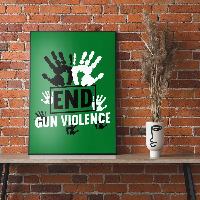 Enough End Gun Violence Awareness Day In June Wear Orange Poster