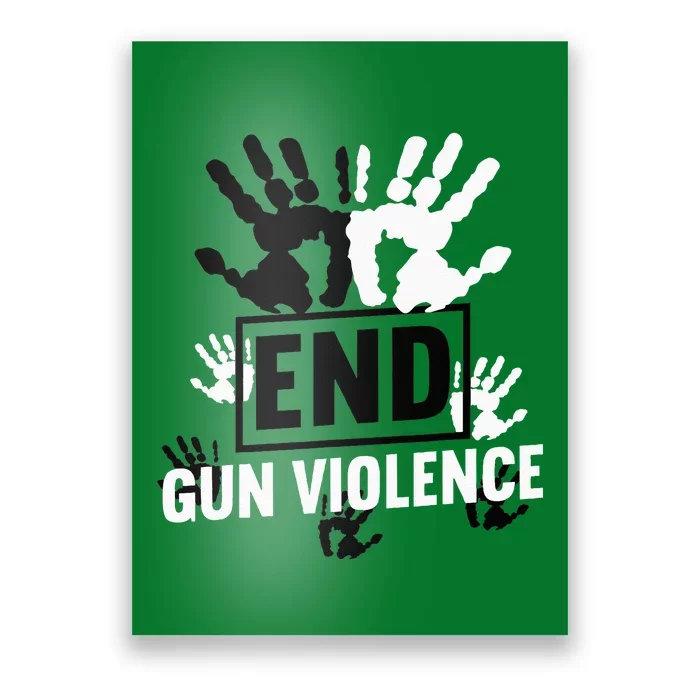 Enough End Gun Violence Awareness Day In June Wear Orange Poster