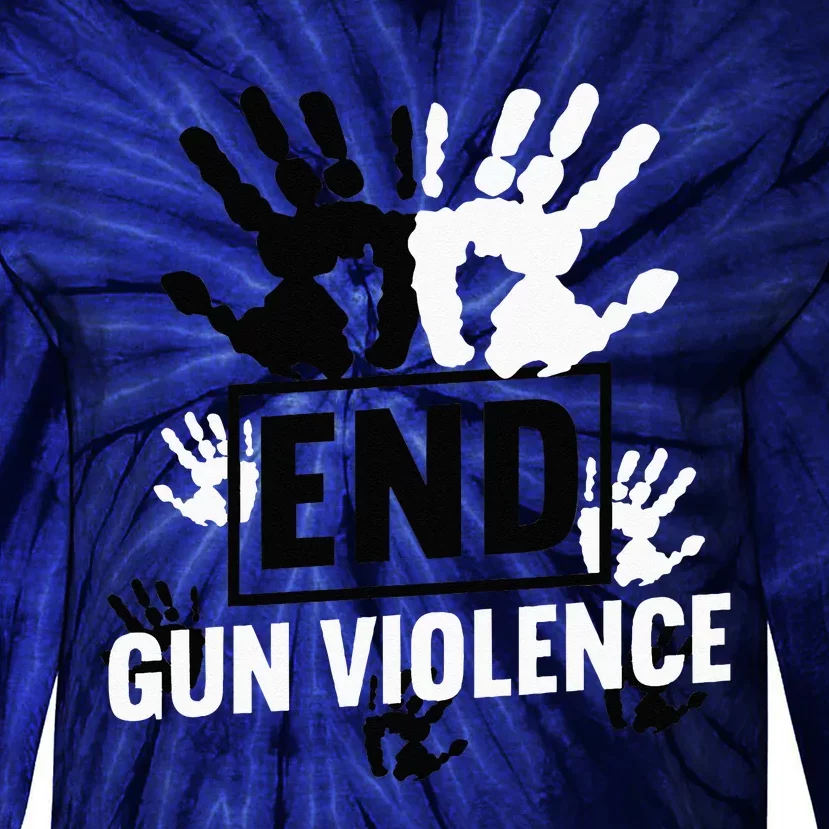 Enough End Gun Violence Awareness Day In June Wear Orange Tie-Dye Long Sleeve Shirt