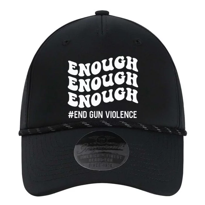 Enough End Gun Violence Awareness Day Groovy Wear Orange Performance The Dyno Cap