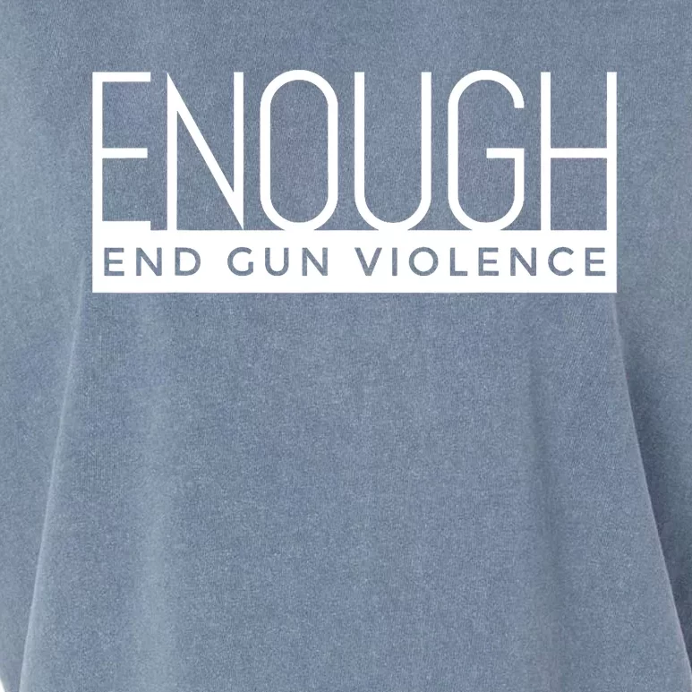 Enough End Gun Violence No Gun Awareness Day Wear Orange Garment-Dyed Women's Muscle Tee