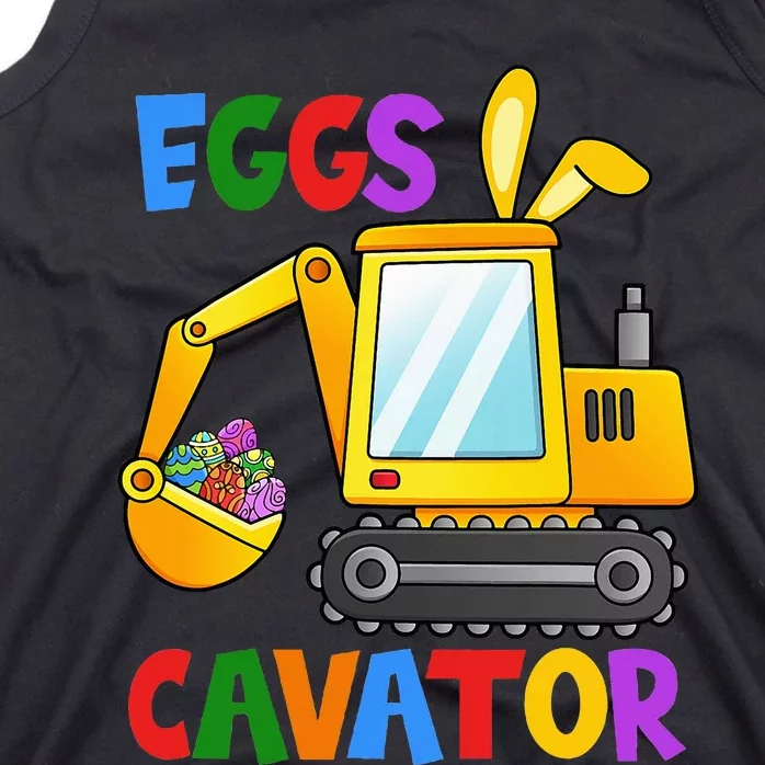 Eggscavator Egg Hunting Boy Excavator Easter Tank Top