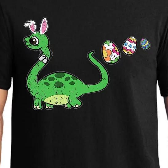 Easter Egg Hunting Brontosaurus Spring Pajama Set