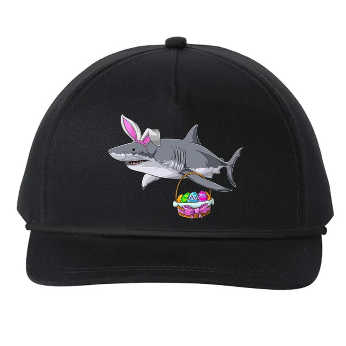 Easter Egg Hunt Shark Snapback Five-Panel Rope Hat