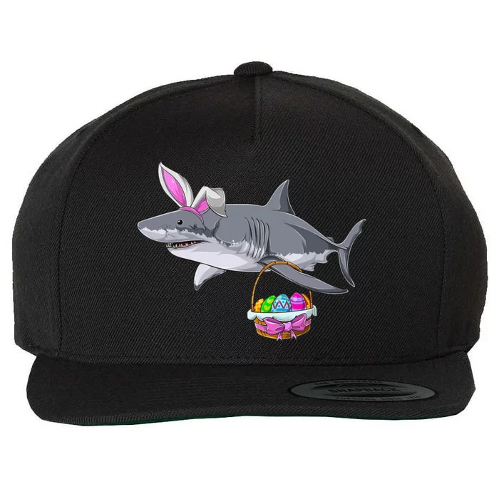 Easter Egg Hunt Shark Wool Snapback Cap