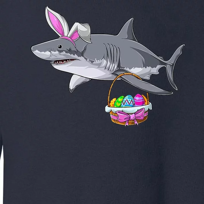 Easter Egg Hunt Shark Toddler Sweatshirt