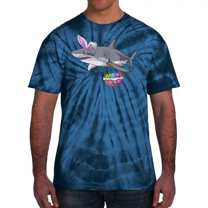 Easter Egg Hunt Shark Tie-Dye T-Shirt