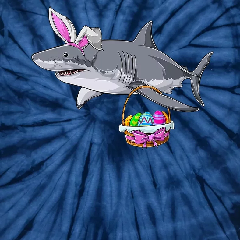 Easter Egg Hunt Shark Tie-Dye T-Shirt