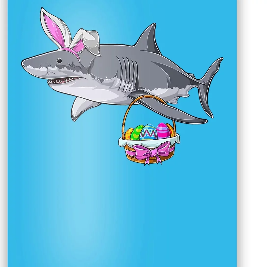 Easter Egg Hunt Shark Poster