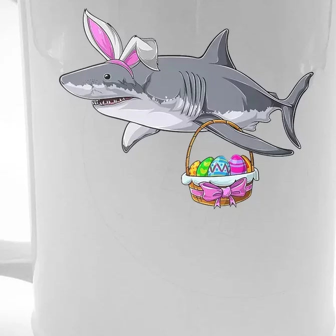 Easter Egg Hunt Shark Front & Back Beer Stein