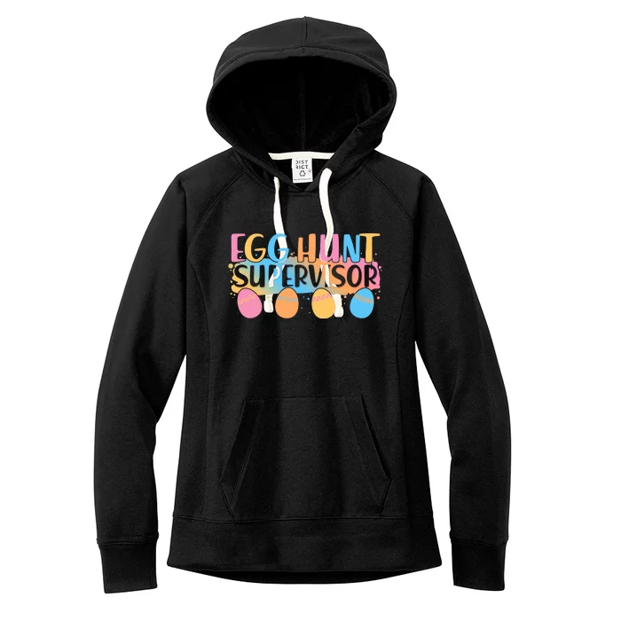 Easter Egg Hunt Supervisor Women's Fleece Hoodie