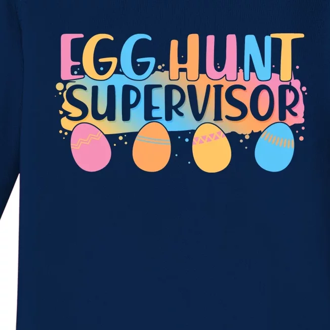 Easter Egg Hunt Supervisor Baby Long Sleeve Bodysuit