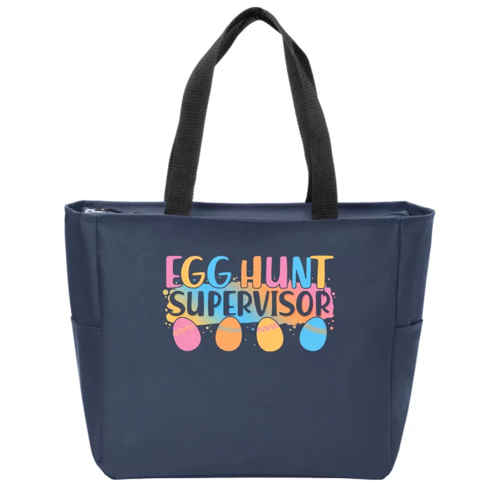 Easter Egg Hunt Supervisor Zip Tote Bag