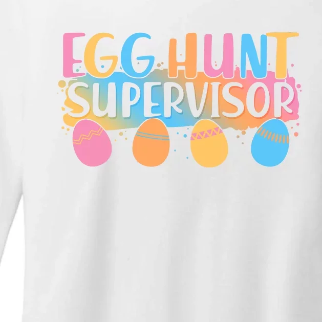 Easter Egg Hunt Supervisor Womens CVC Long Sleeve Shirt