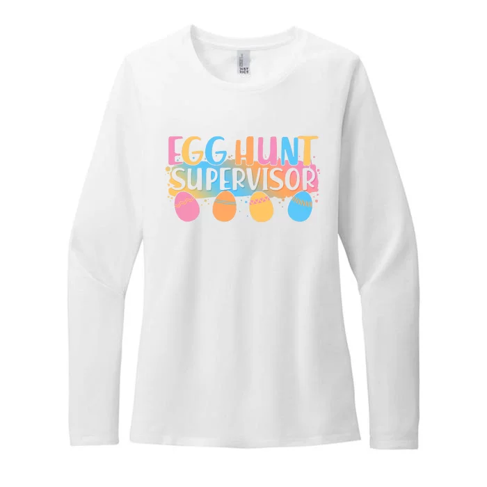 Easter Egg Hunt Supervisor Womens CVC Long Sleeve Shirt