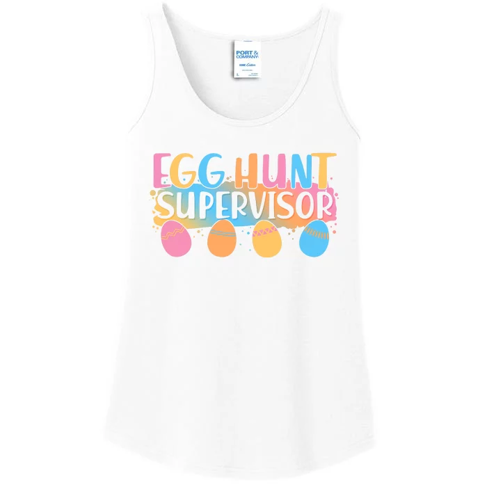 Easter Egg Hunt Supervisor Ladies Essential Tank