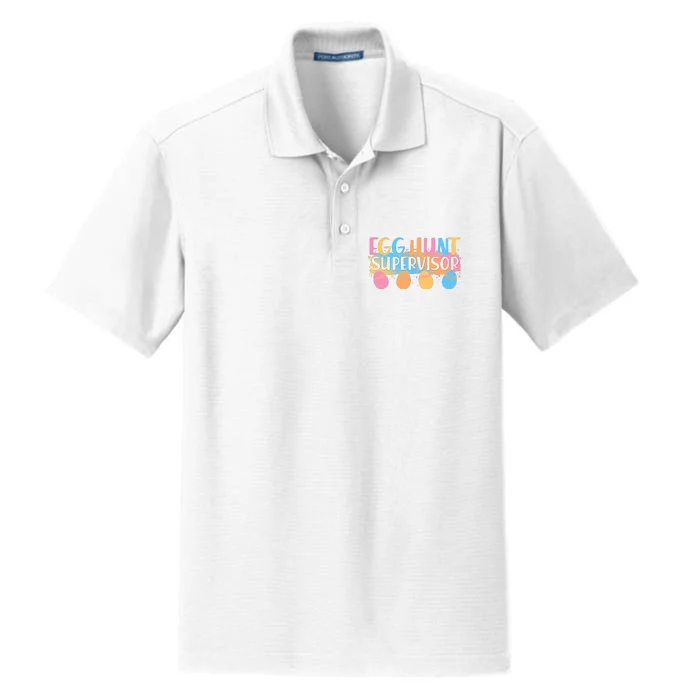 Easter Egg Hunt Supervisor Dry Zone Grid Performance Polo