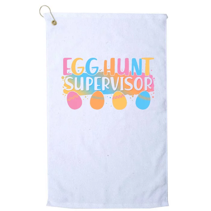 Easter Egg Hunt Supervisor Platinum Collection Golf Towel