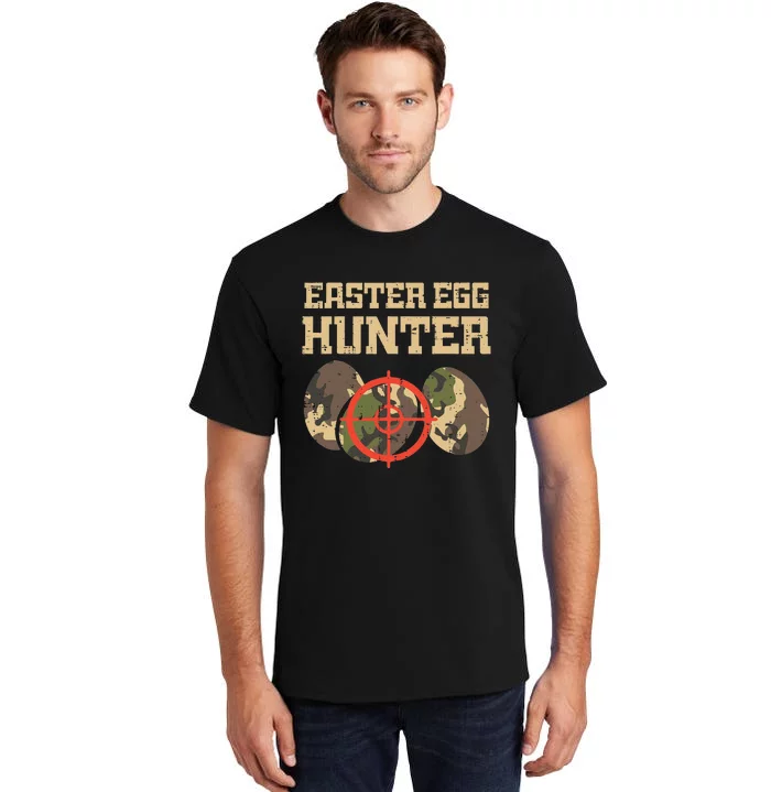 Easter Egg Hunter Camo Funny Hunting Tall T-Shirt