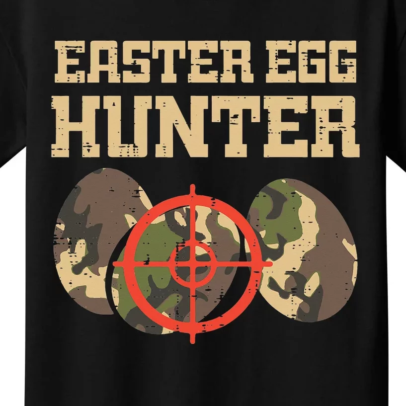 Easter Egg Hunter Camo Funny Hunting Kids T-Shirt