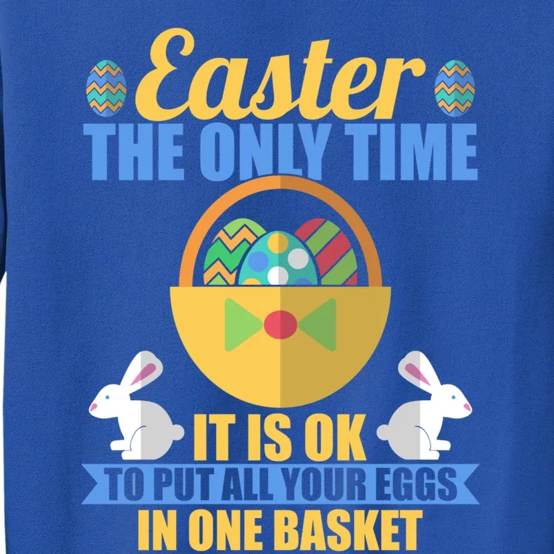 Easter Egg Happy Easter Holy Week Resurrection Sunday Cool Gift Tall Sweatshirt