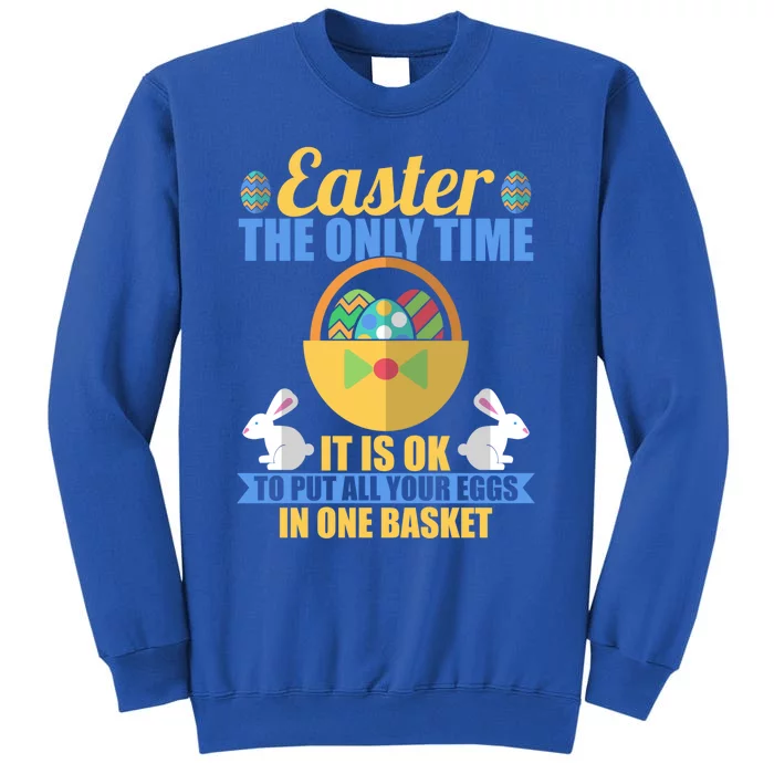 Easter Egg Happy Easter Holy Week Resurrection Sunday Cool Gift Tall Sweatshirt