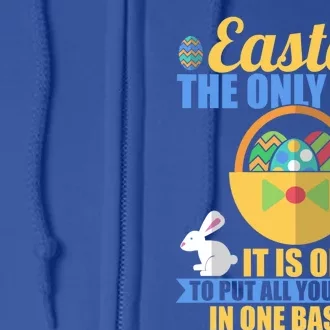 Easter Egg Happy Easter Holy Week Resurrection Sunday Cool Gift Full Zip Hoodie