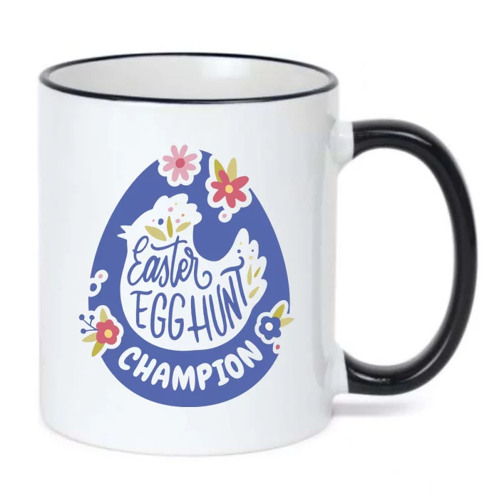 Easter Egg Hunt Champion Black Color Changing Mug