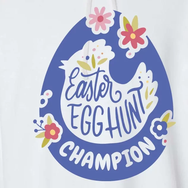 Easter Egg Hunt Champion Garment-Dyed Fleece Hoodie