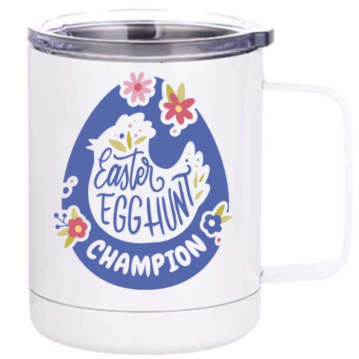 Easter Egg Hunt Champion Front & Back 12oz Stainless Steel Tumbler Cup