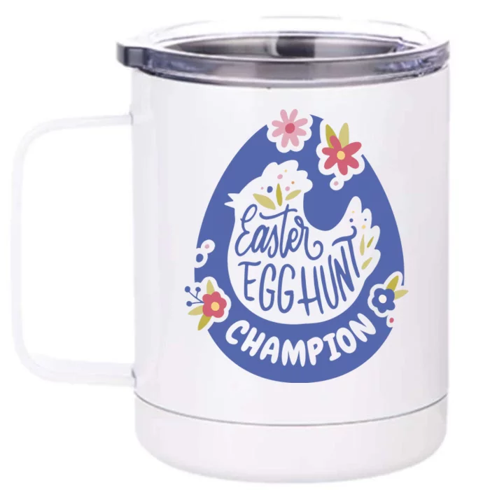 Easter Egg Hunt Champion Front & Back 12oz Stainless Steel Tumbler Cup