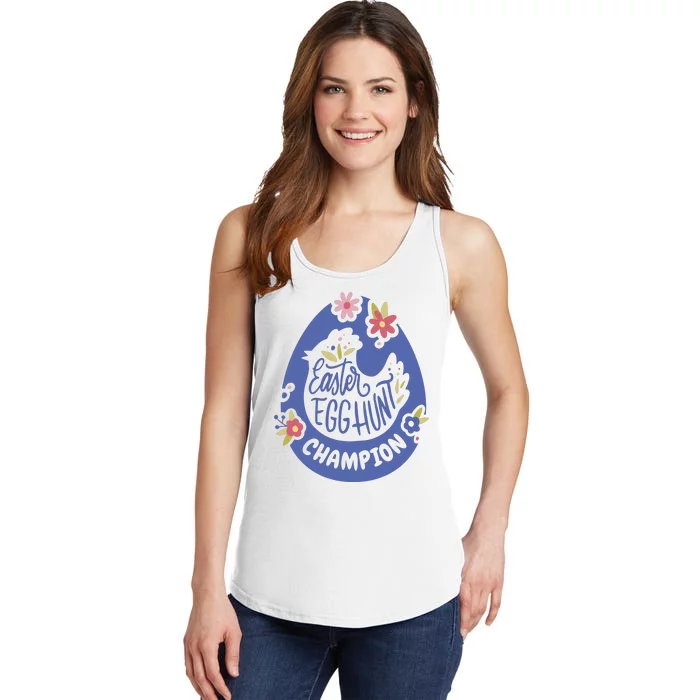 Easter Egg Hunt Champion Ladies Essential Tank