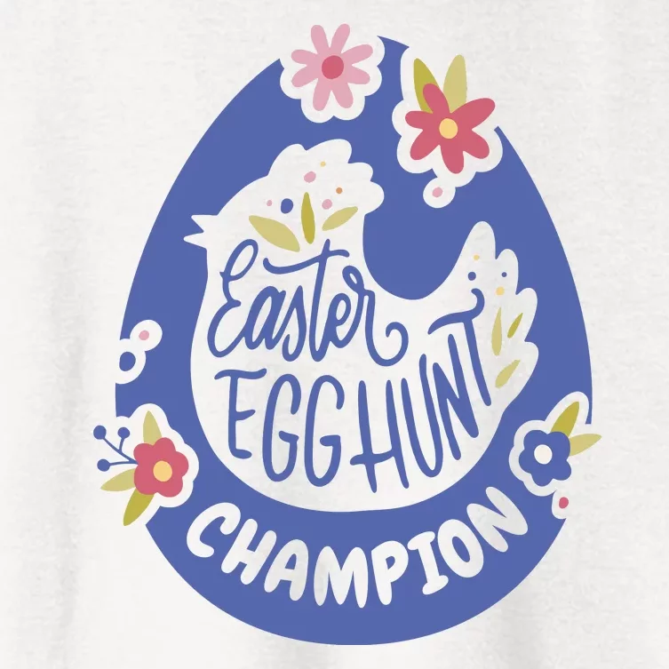 Easter Egg Hunt Champion Women's Crop Top Tee