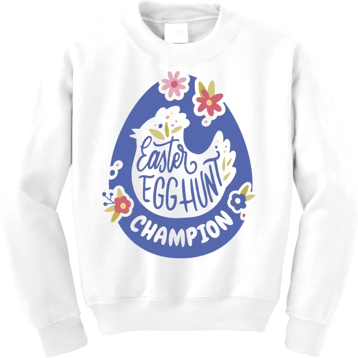 Easter Egg Hunt Champion Kids Sweatshirt